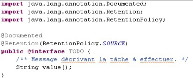 création annotation